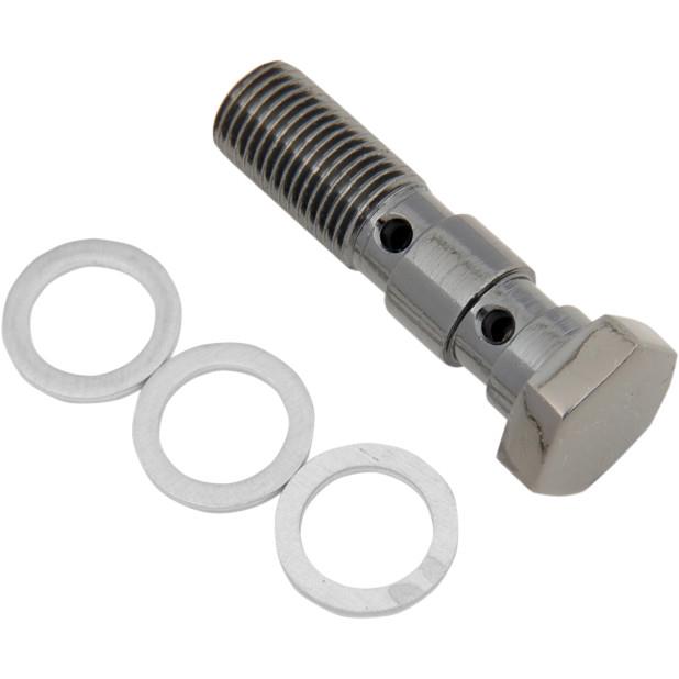 Renegade Universal Adapter Fitting - 3/8in-24 Double Banjo Bolt