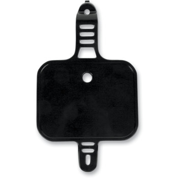 Front Number Plate - Black