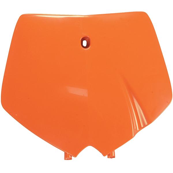 Front Number Plate - Orange