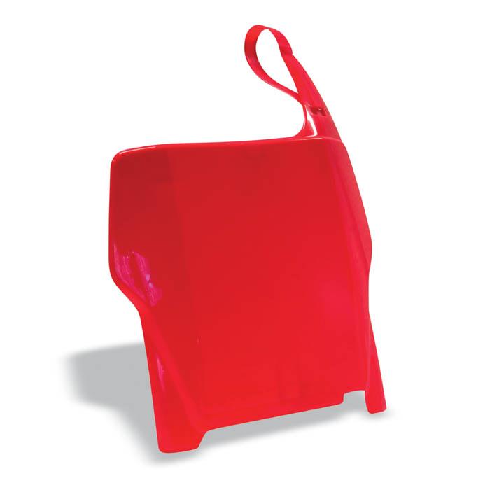 Front Number Plate - Red