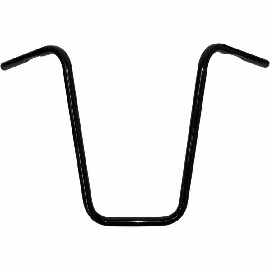 1in. Ape Hanger Handlebar for Narrow Glide - 18in. - Dimpled - Black