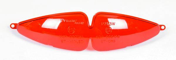 Art Deco Style Lens - Red