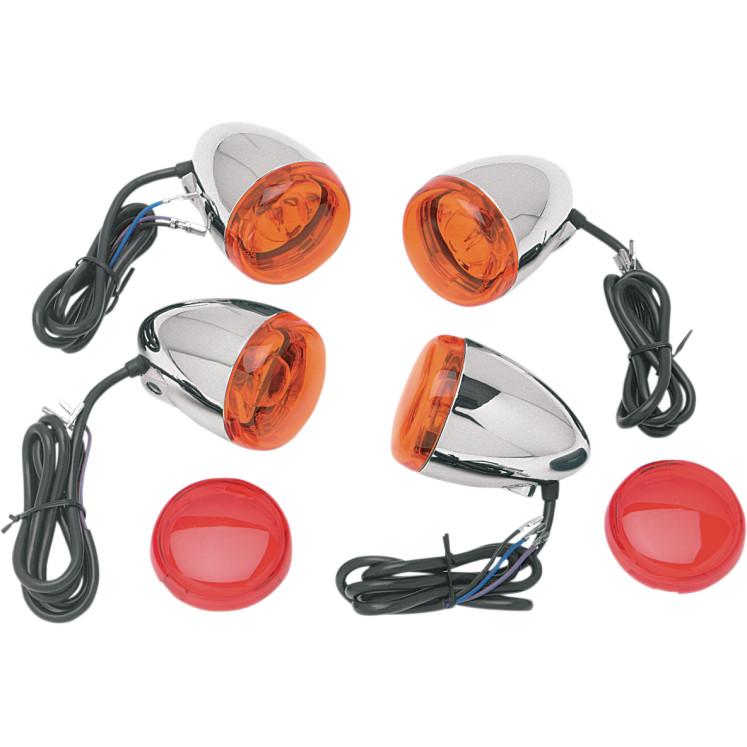 Duece Style Turn Signal Kit - Chrome
