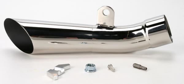 GP1 Slip On - Polished Stainless Steel Canister - No Muffler