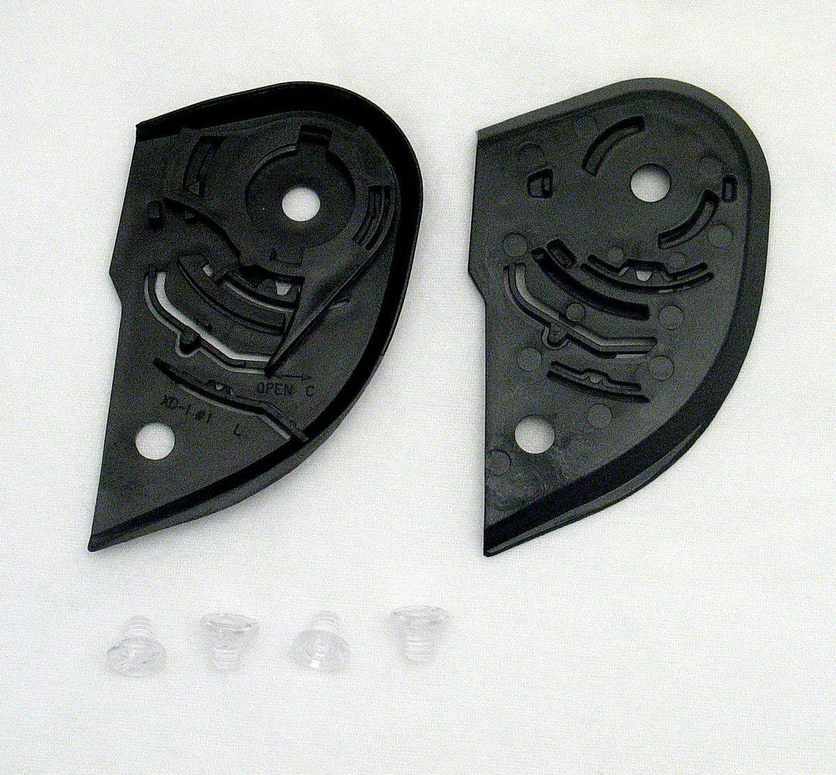 Helmet Shield Pivot Kit - Black