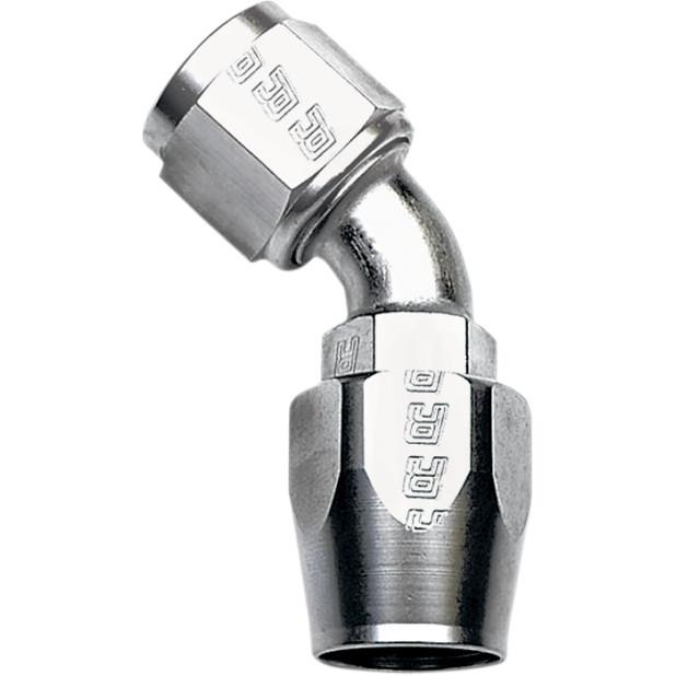 -6 AN 45 Degree Swivel Hose End - Endura