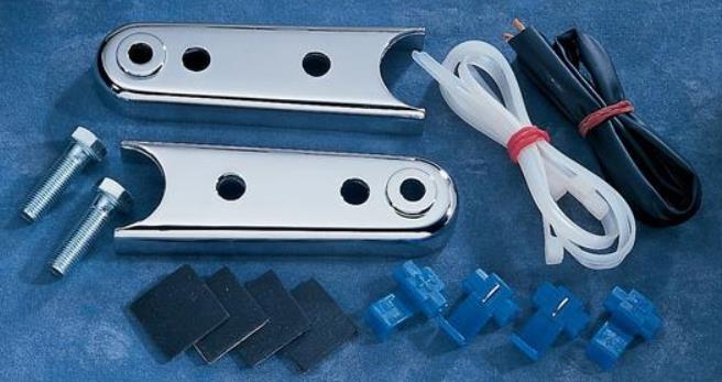 Chrome Rear Turn Signal Relocation Kit