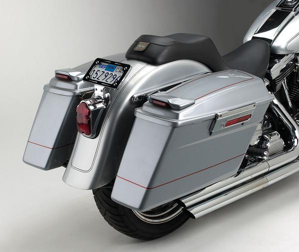 Bagger-Tail for Softail - Black Bag Mounts