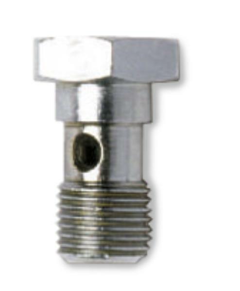 Universal Single Banjo Bolt - 7/16in.-24 - Chrome