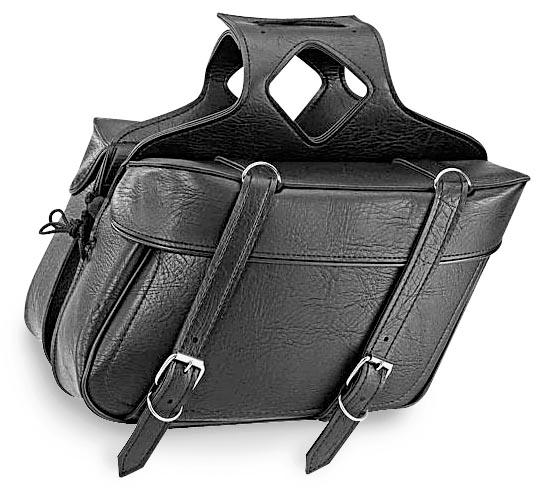Ameritex X-Large Slant Saddlebag - Classic (No Studs)