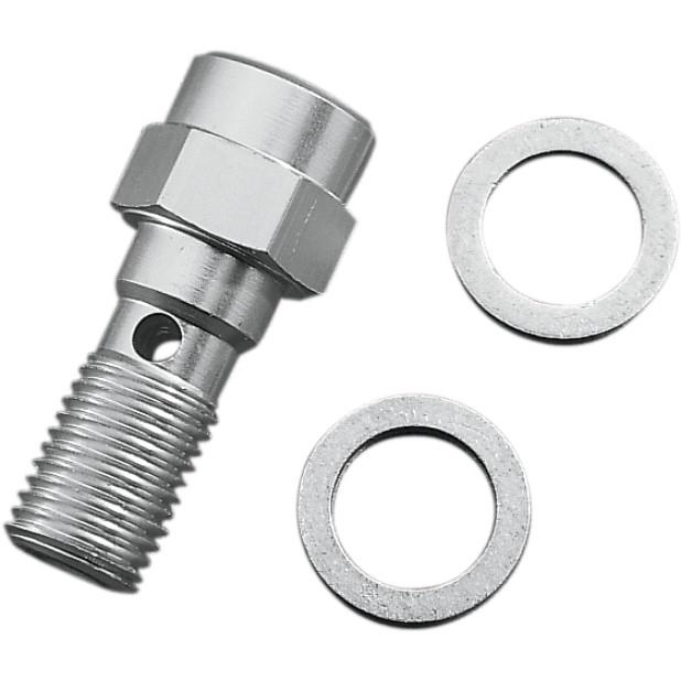 3/8in. Banjo Bolt with Brake Light Switch Mount