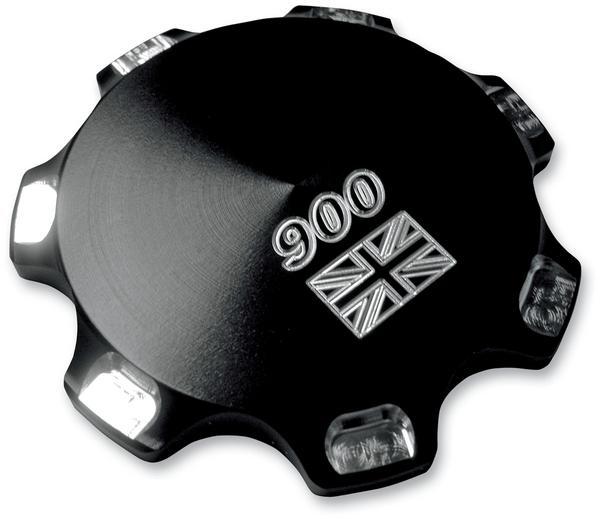 Gas Cap - 900 Union Jack - Black Anodized
