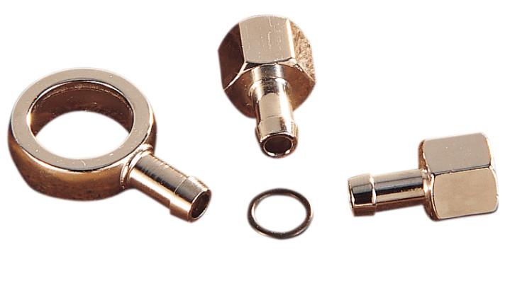 Gas Tank Fitting Kit - Chrome