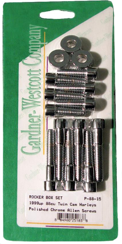 Rocker Box Chrome Steel Socket-Head Bolt Kit