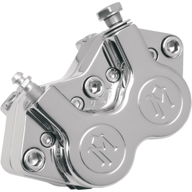 Replacement 4 Piston Caliper for Classic Caliper Kits -  125 x 4S - Chrome