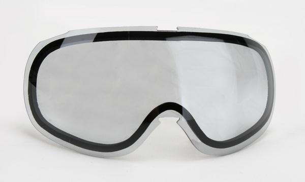 Dual Pane Anti-fog Lexan Lens for Comp Goggles - Smoke