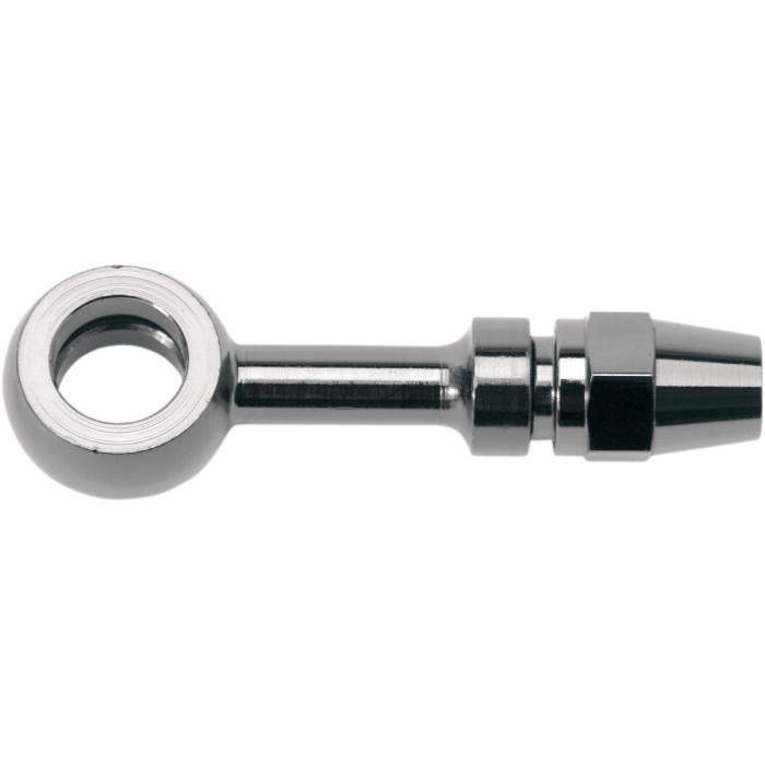 Pro System II Renegade Black Steel Straight Banjo Fitting - 3/8in./10mm