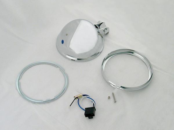 Bottom-Mount Headlight Shell Only with Trim Ring