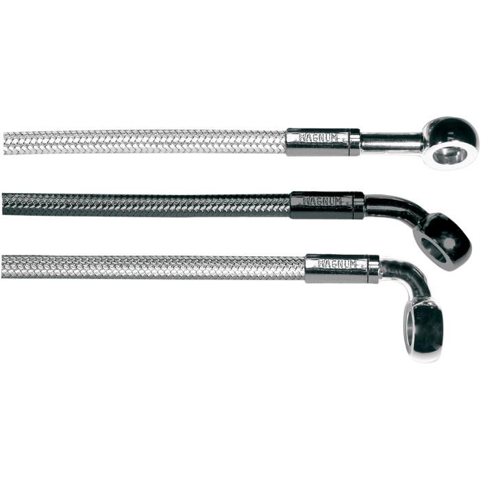 Sterling Chromite II Designer Series Front Upper Brake Line - 7/16in., 180deg. Banjo - 21in.