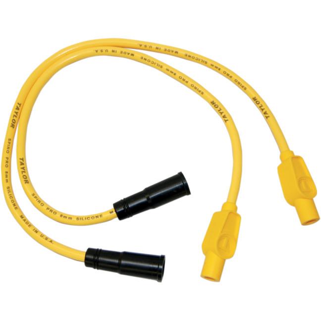 8mm Custom Colored Plug Wires - Yellow