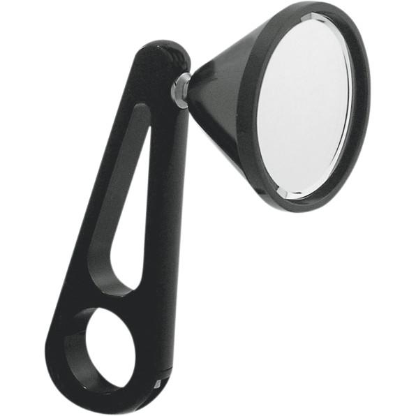 Billet Clamp-On Mirror for 1in. Handlebar - Black