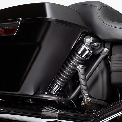 Bagger-Tail Kit for Dyna - Chrome Bag Mounts
