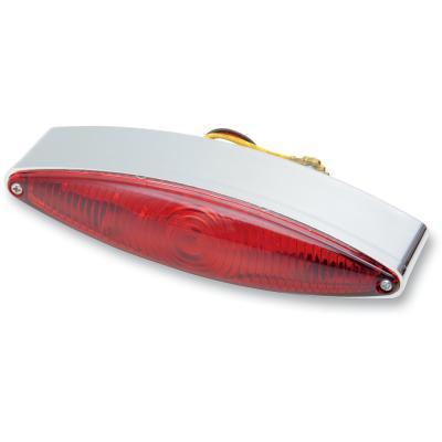 LED Taillight - Narrow Cat Eye with Red Lens