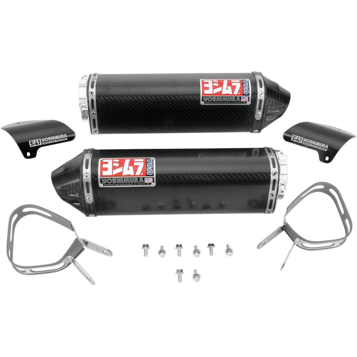 TRC Street Series Dual Bolt-Ons - Carbon Fiber Mufflers
