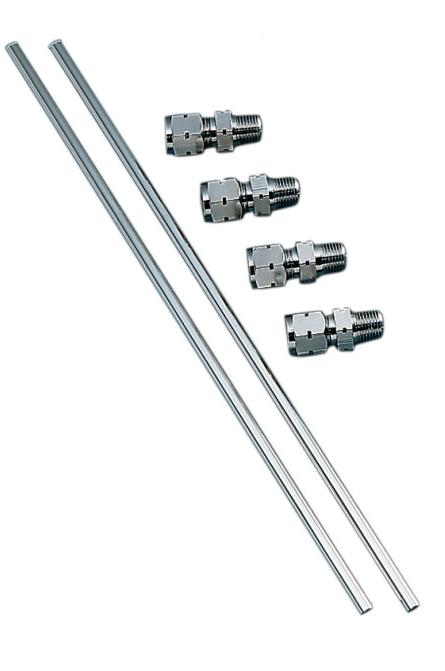 Chrome Rocker Oil Lines