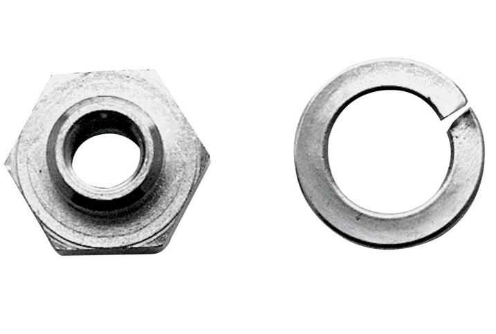 Seat Post Rod Lock Nut and Lock Washer - Cadmium
