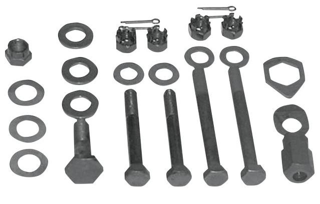 Upper and Lower Motor Mount Kit - Parkerized
