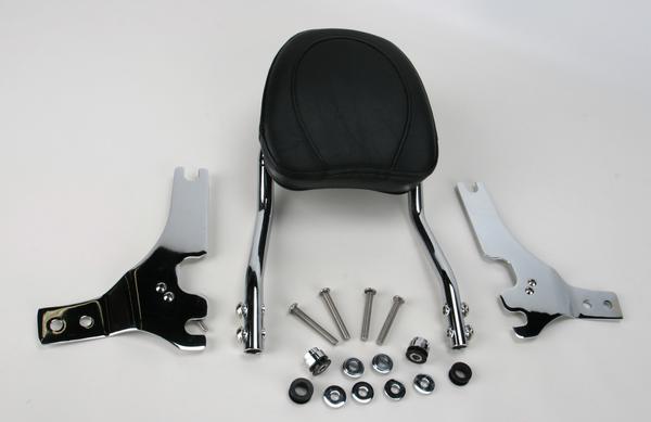 Complete Touring Steel Passenger Backrest and Mounting Kit