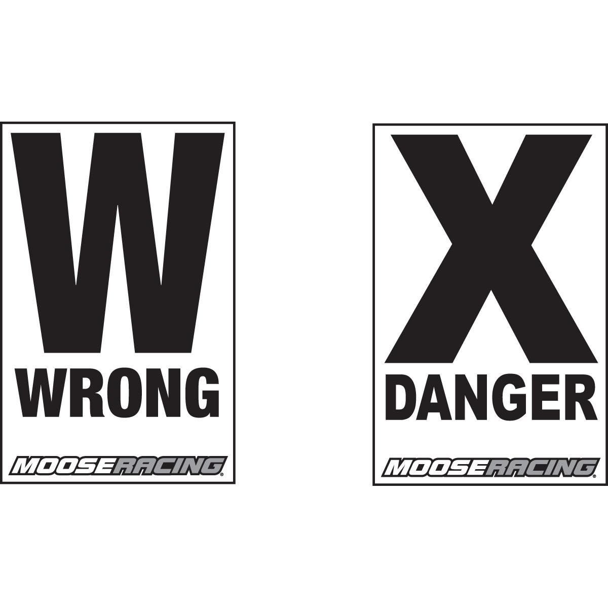 Danger/Wrong Way Course Arrows