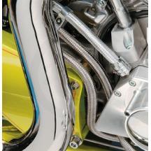 Stainless Steel Braided Hose - 3/8in x 25ft