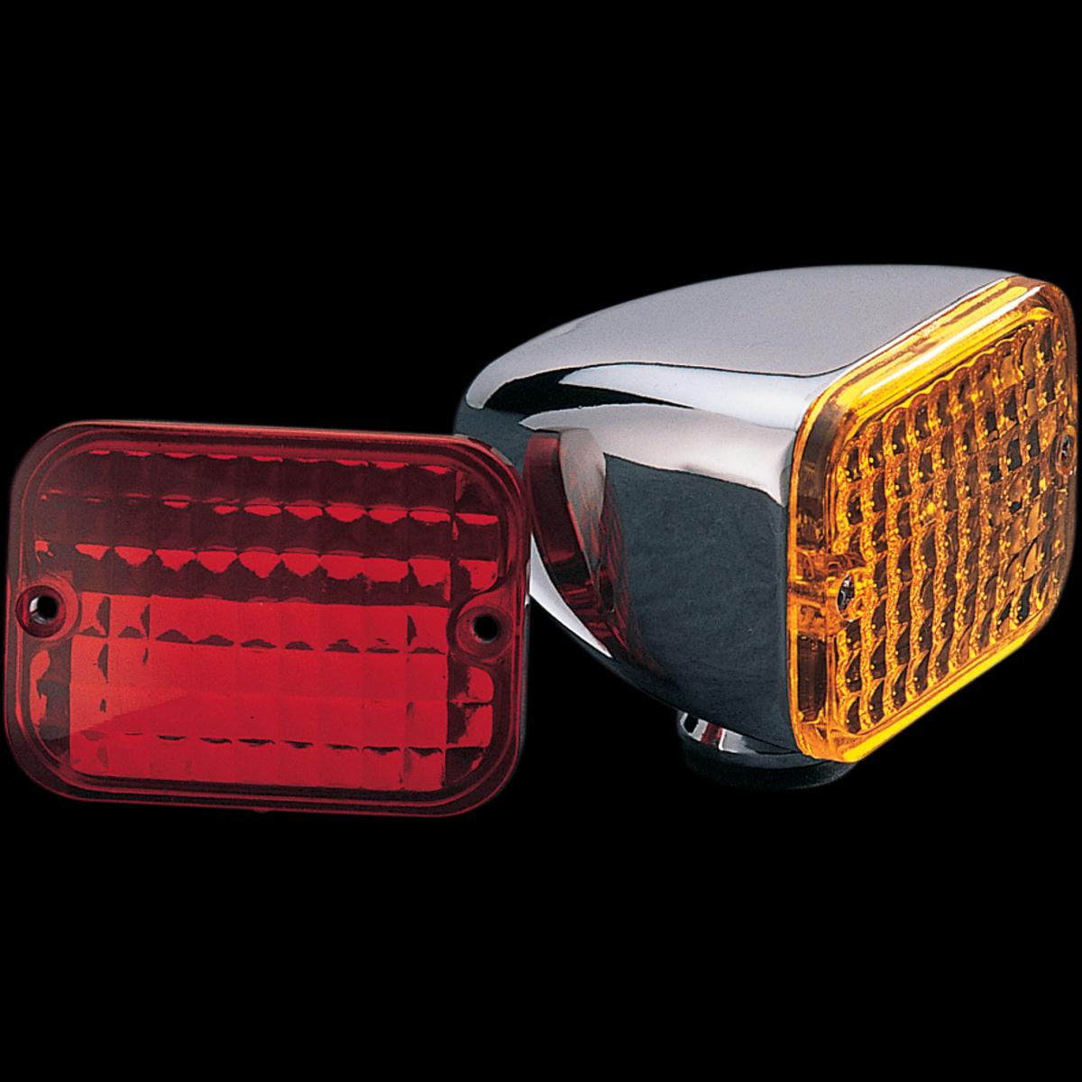 Rectangular Marker Lights with Dual-Filament Bulb