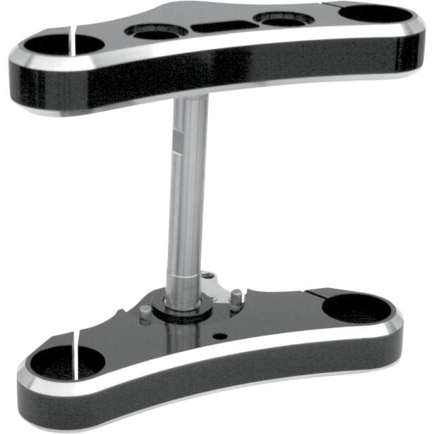 Elite 49mm Triple Tree - 3 Deg. Rake, Mid Glide - Night Series