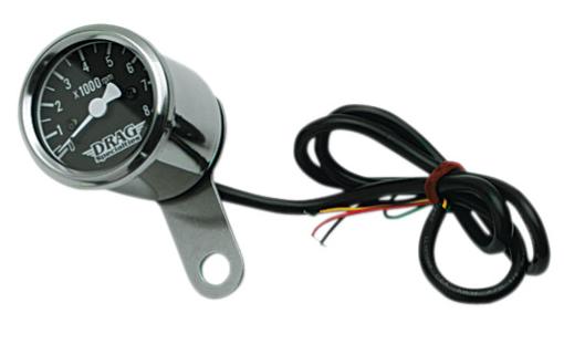 1 7/8in. Electronic Mini Tachometer - Black Face