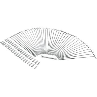 Chrome 9 3/4in. Spoke Set for Drop Center 21in. Rim