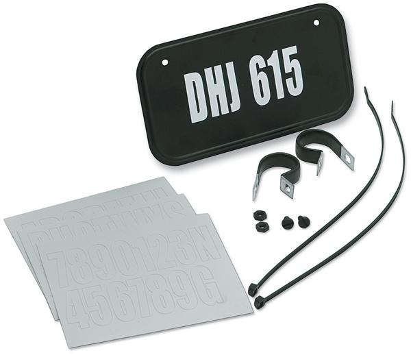Aluminum ATV License Kit - Black
