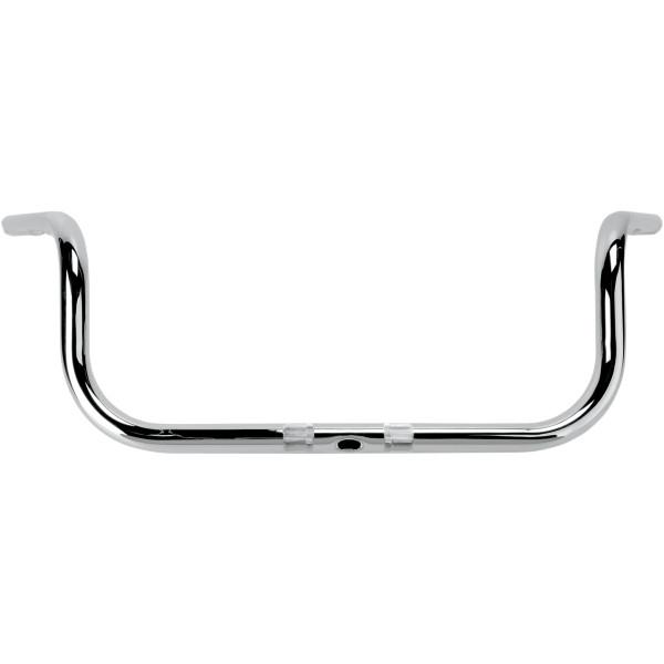 1in. Narrow Ultra Classic-Style Dresser Bend Handlebar - 7in. - Knurled and Dimpled - Chrome
