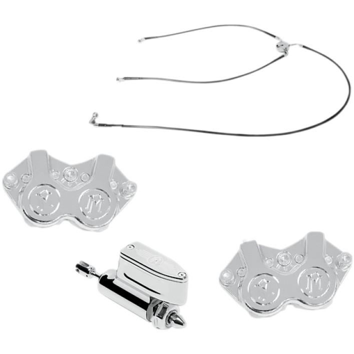 Four-Piston Rear Caliper/Brake Kit - Stage 1