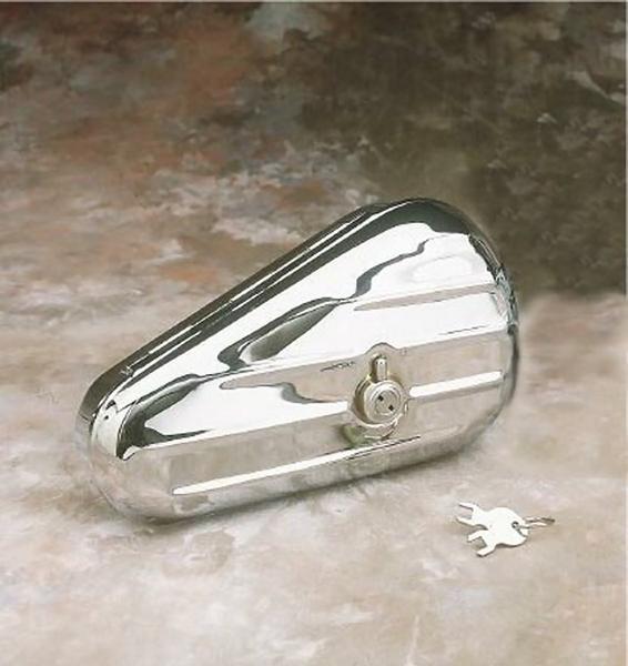 Chrome Teardrop Toolbox - Left