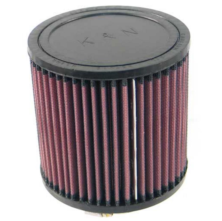 Universal Round Straight Air Filter - Rubber End Cap