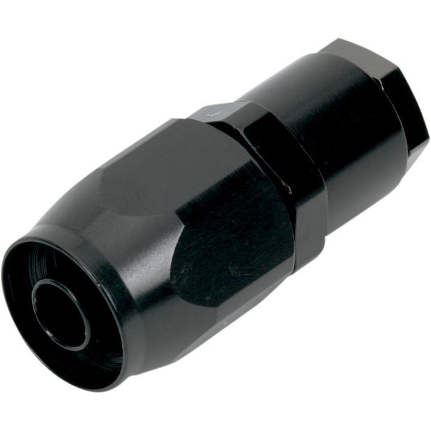 -6 AN Compression Hose End - Black Anodized