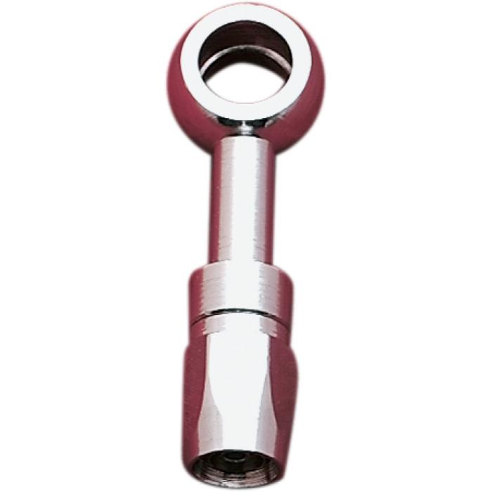 Pro System I Chrome Straight Banjo Fitting - 3/8in./10mm