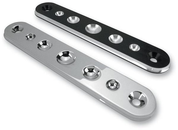 Turn Signal Eliminators - Domino - Black with Machine Accents