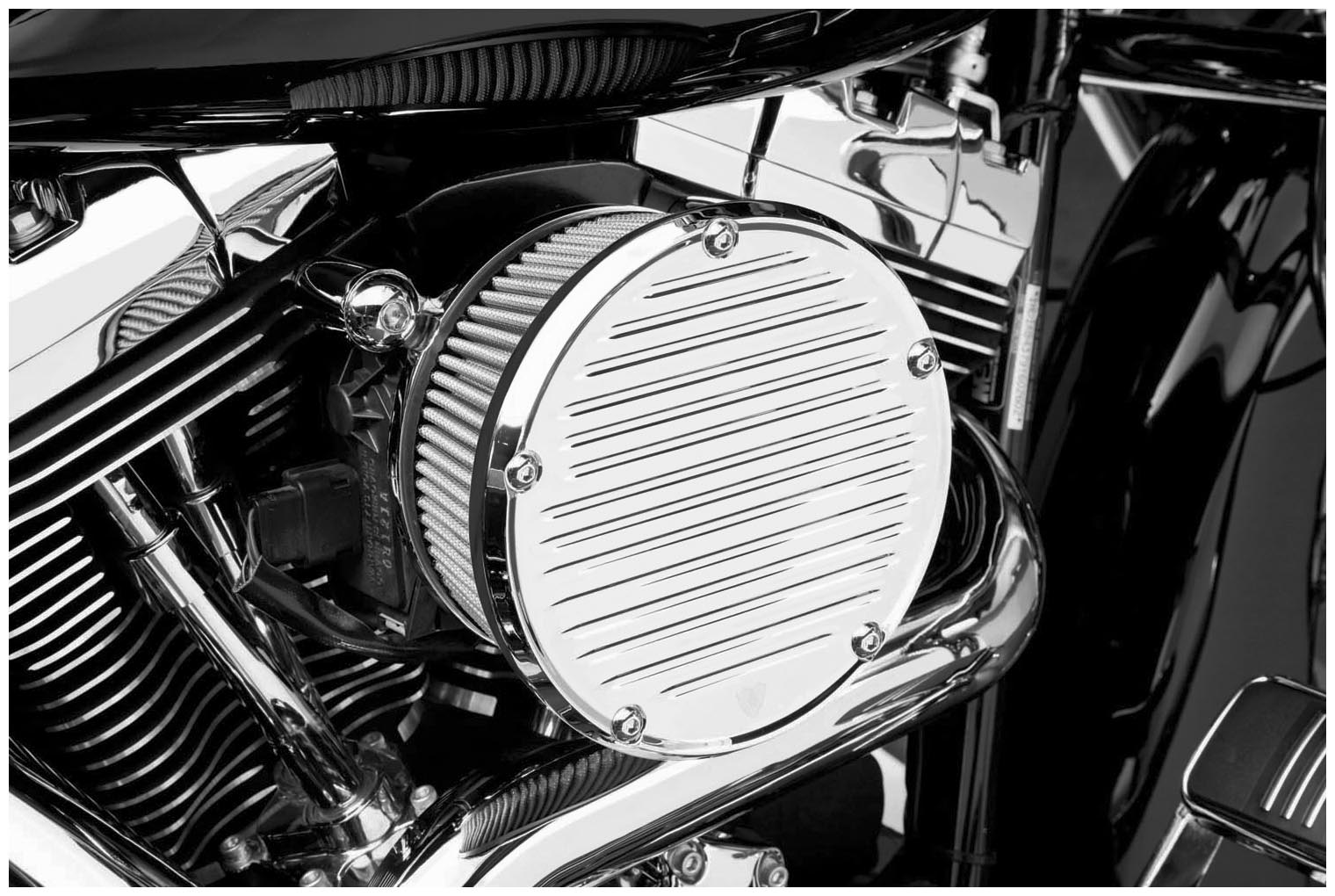 Derby Sucker Air Filter Kit without Cover - Black Backing Plate
