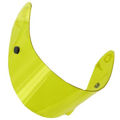 Anti- Scratch Shield with Tear-Off Posts for GP-Tech Helmets  - Yellow