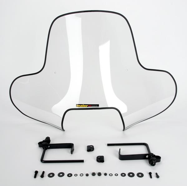 Universal Clear ATV Windshield with Cutout