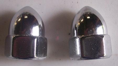 Chrome Acorn Nuts - 10-24